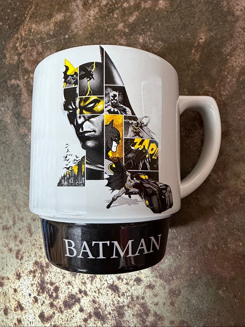 Warner Bros World Abu Dhabi Batman Gotham City Stackable Ceramic Coffee Mug